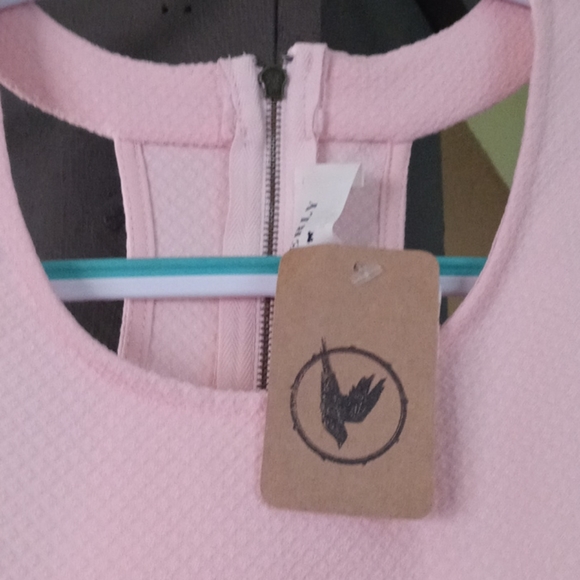 Every Peach Flare Mini Dress NWT Women's Size M - Picture 5 of 9